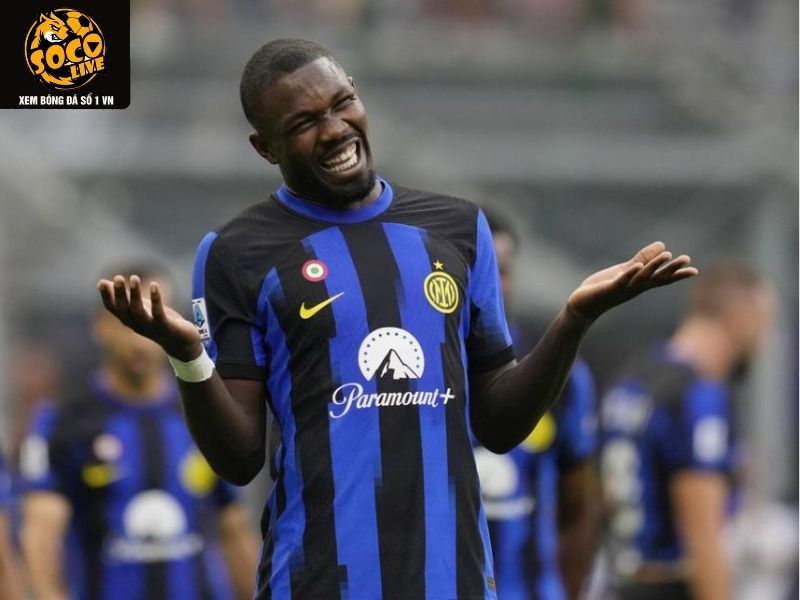 Cầu thủ Marcus Thuram ghi bàn trong giải đấu quốc tế